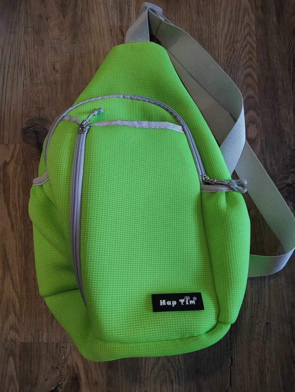 Hap Tim Neon Green Sling Crossbody Bag